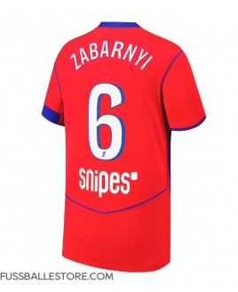Günstige Paris Saint-Germain Illia Zabarnyi #6 3rd trikot 2025-26 Kurzarm